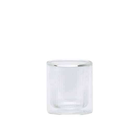 Vasito doble vidrio stripes 120ml