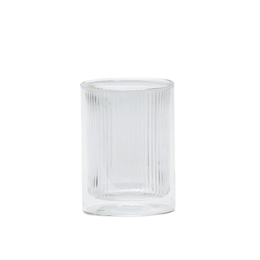 Vasito doble vidrio stripes 250ml