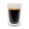 Vaso doble vidrio 80ml 7.5cm de alto