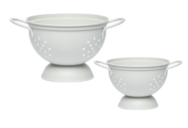 Colador acero blanco 24*14.3CM