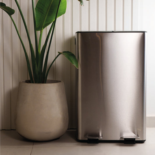 Cesto dos compart. p/reciclado 60L