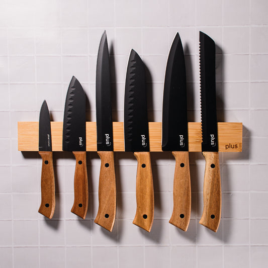 Barral magnético de Bambú 38 x 5 cms