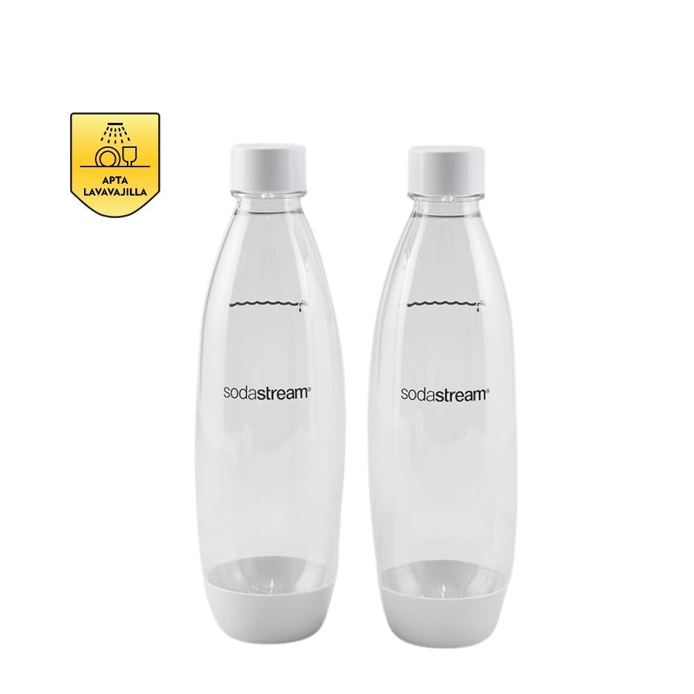 Pack 2 botellas 1L Blanca