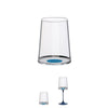 Copa cristal vino blanco con imán Azul Set x 2