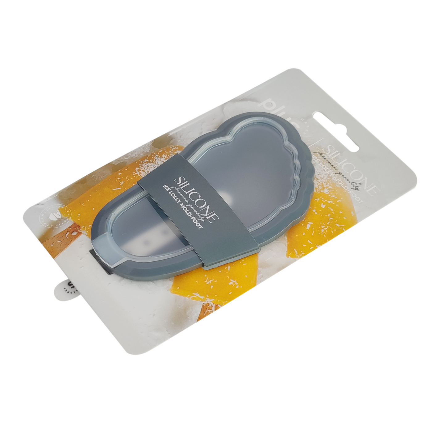 Molde de Silicona para Paletas Pie 5,7x11,5x2,5 cm