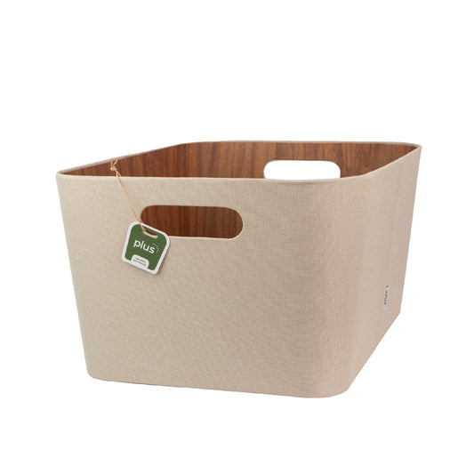 Organizador multiuso crema 30x41x20 cm