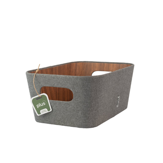 Organizador multiuso gris 26x18x11 cm