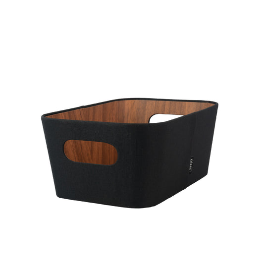 Organizador multiuso negro 26x18x11 cm