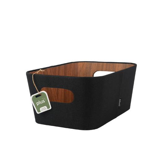 Organizador multiuso negro 26x18x11 cm