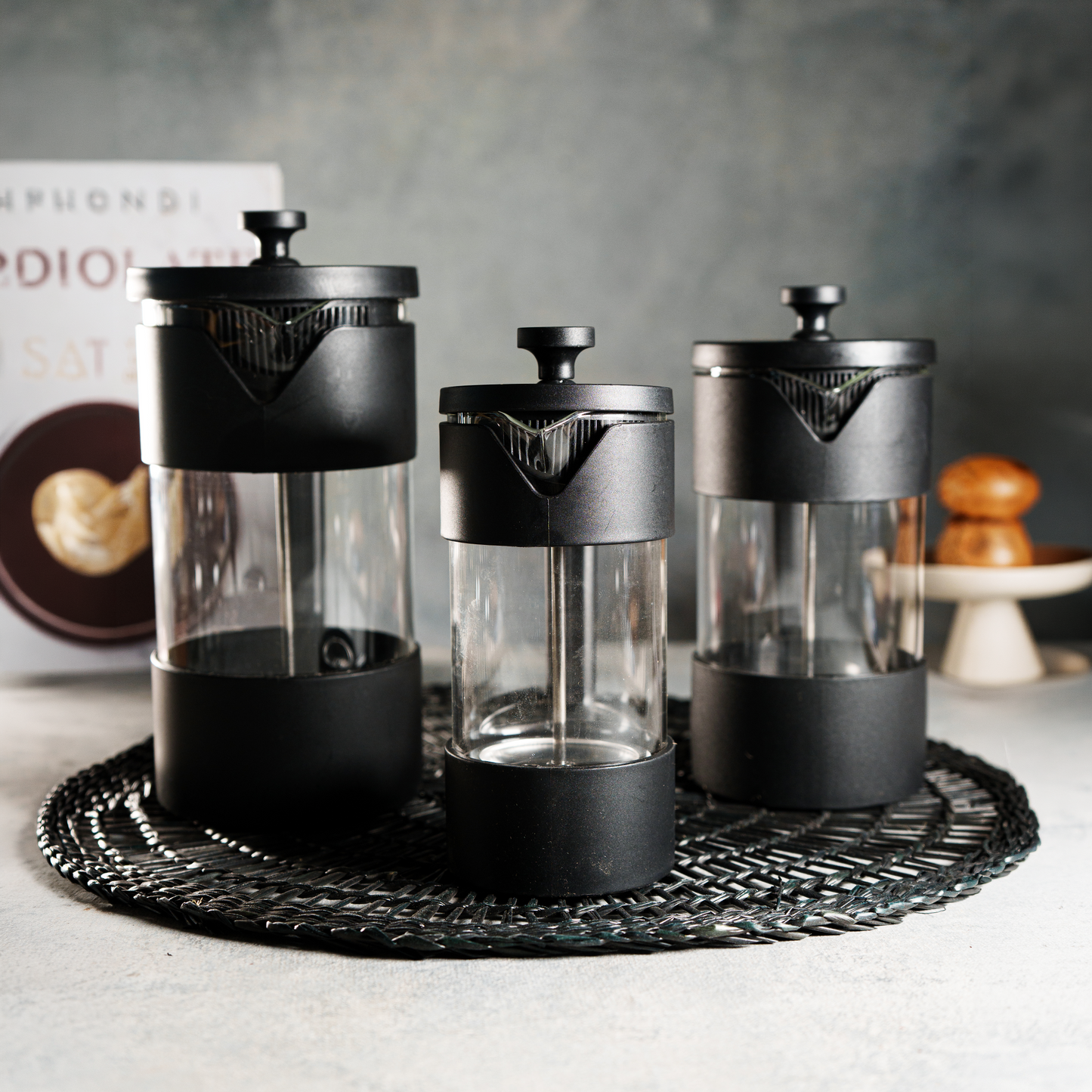Cafetera con embolo 600 ml