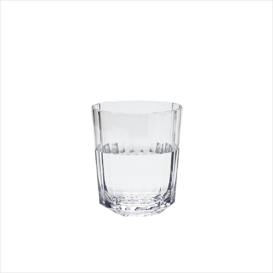 Vaso acrilico facetado 400 cc