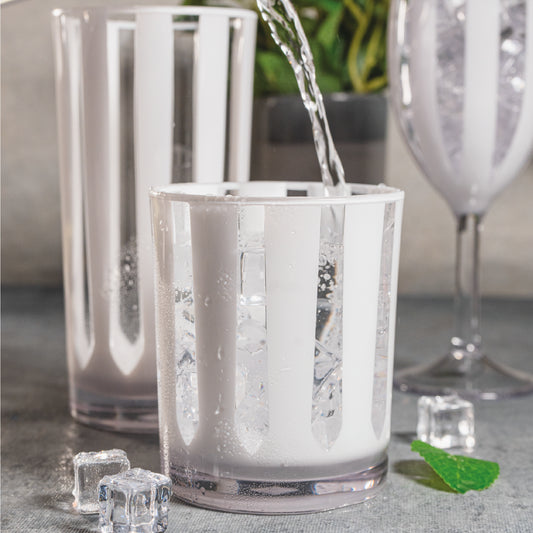 Vaso Acrílico stoll blanco 430 cc