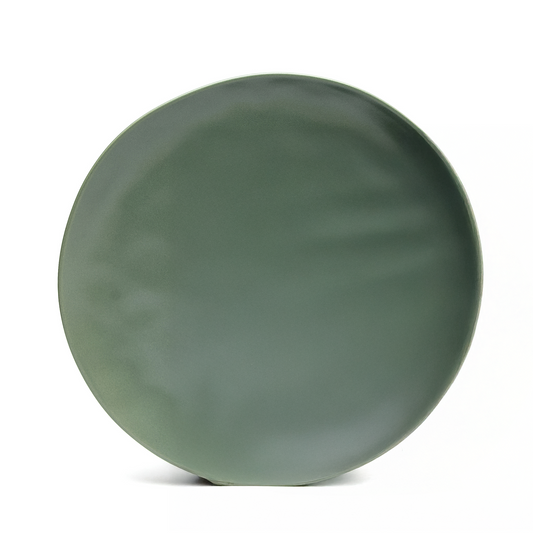 Plato cerámica verde 26 cm