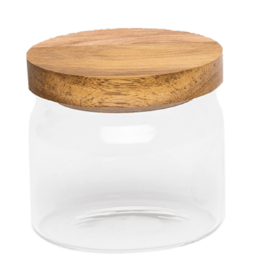 Frasco tapa Acacia 280ml 9cm
