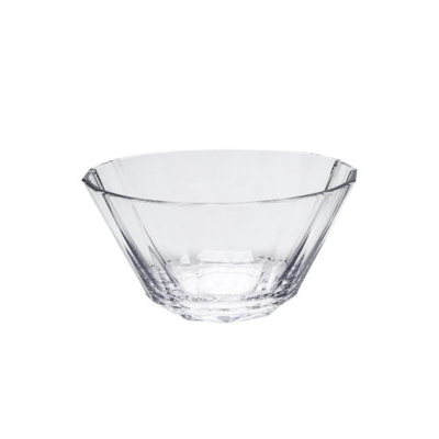 Bowl acrilico facetado 15 cm diam