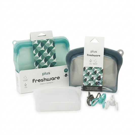 Set Bolsas Herméticas Silicona + Clips