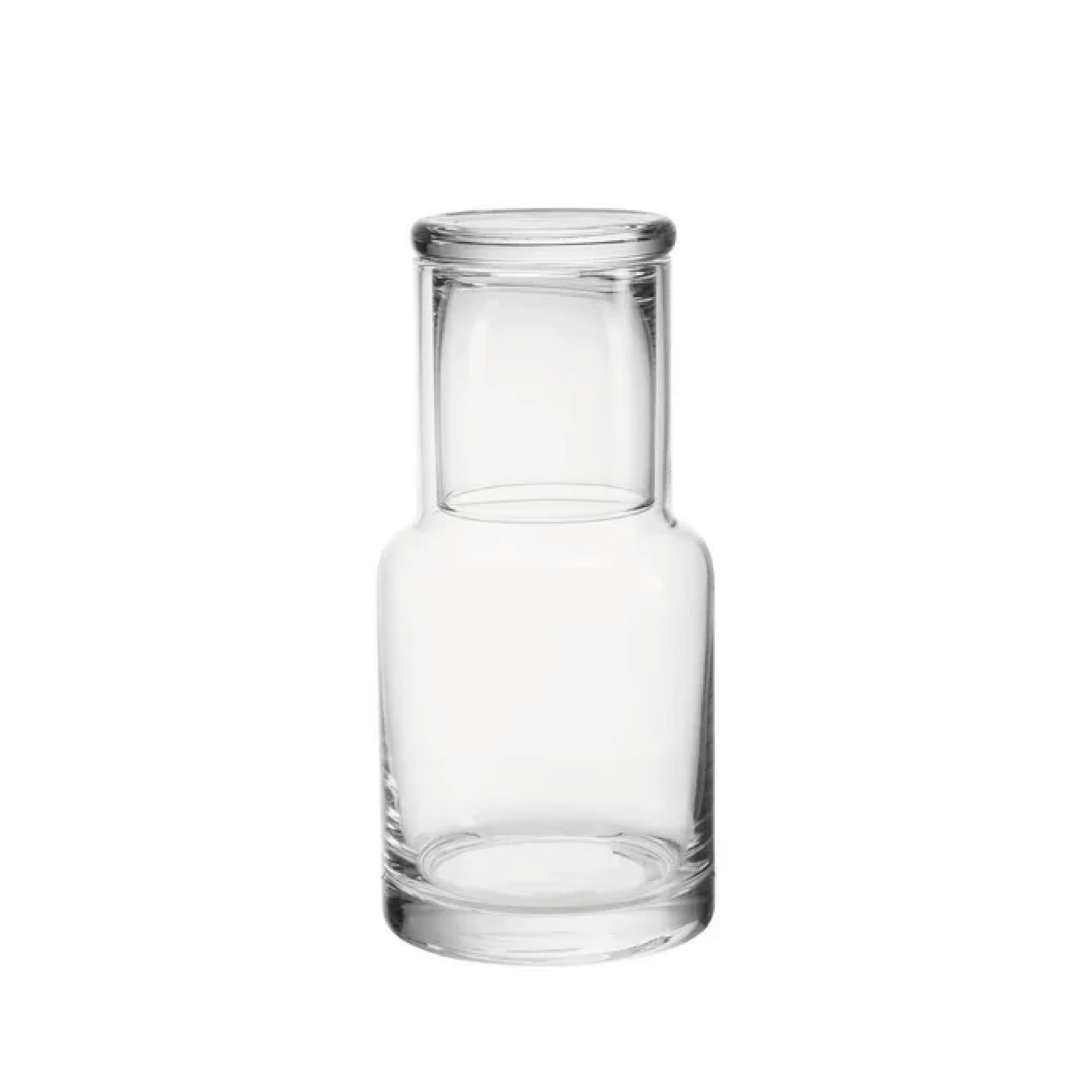 Jarra de vidrio + vaso