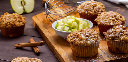 Muffins de Manzana con Crumble