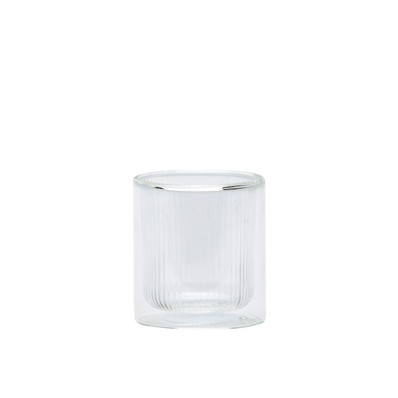 Vasito doble vidrio stripes 120ml