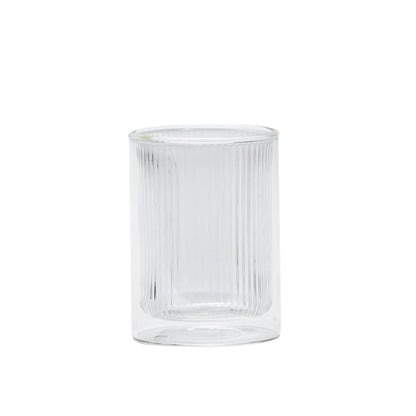 Vasito doble vidrio stripes 250ml