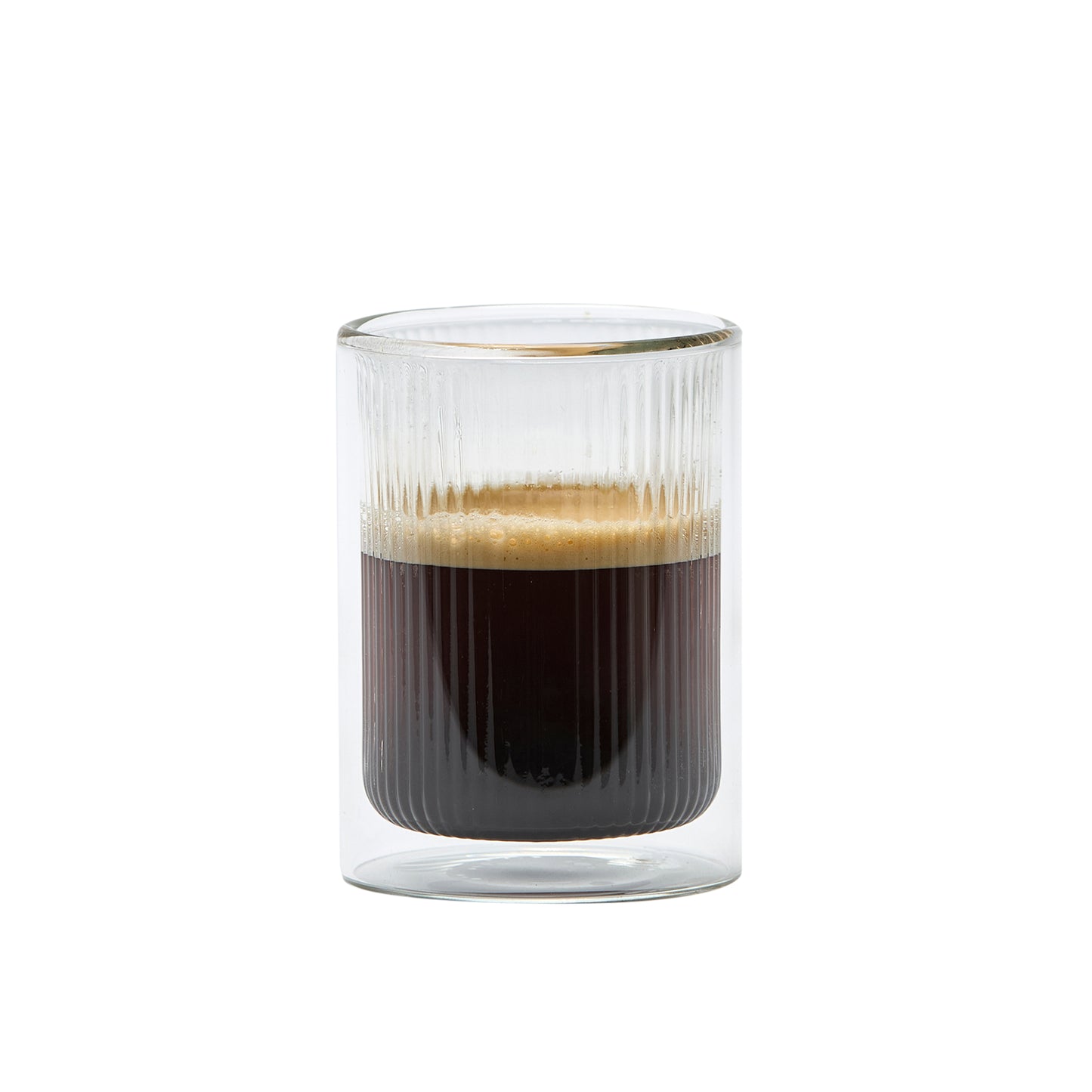 Vasito doble vidrio stripes 250ml