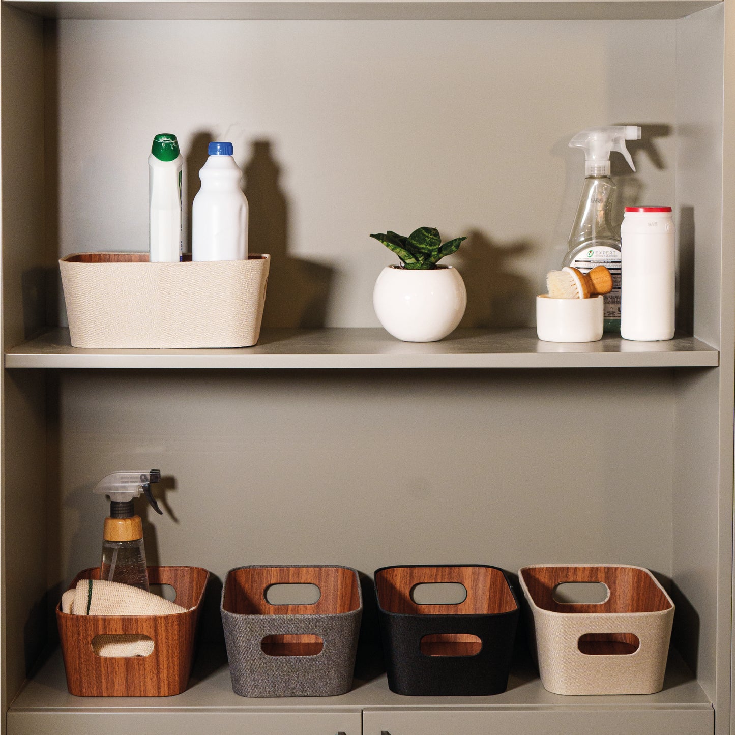 Organizador multiuso fibra/veg 26x18x11 cm