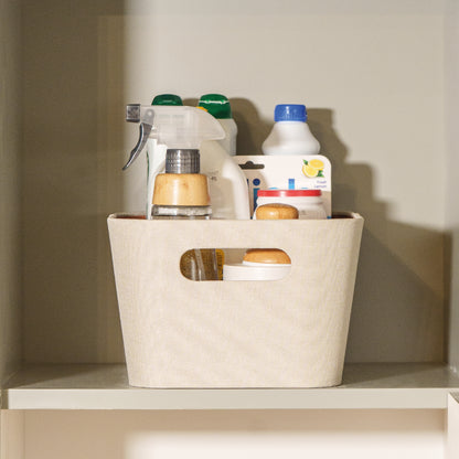 Organizador multiuso crema 23x31x15 cm