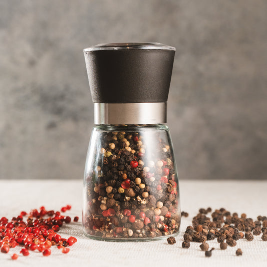 Molinillo vidrio y ceramic 13.5cm