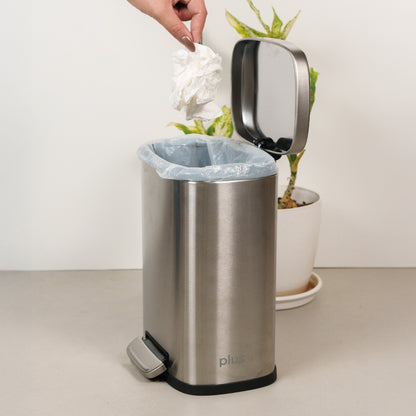 Cesto rectangular ac/inox 12L