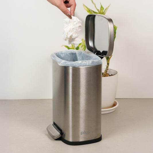 Cesto rectangular ac/inox 12L