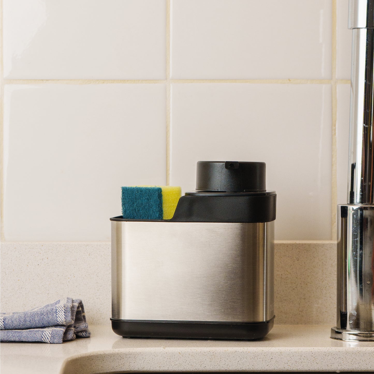 Dispenser con organizador de cocina