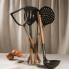 Combo X5 Utensilios De Cocina Con Mango Acacia