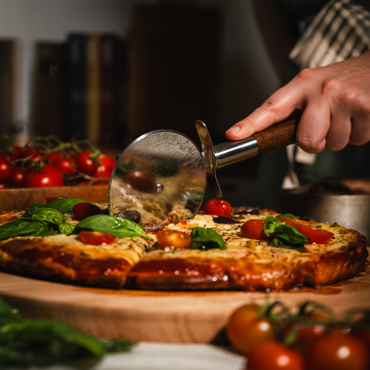 Corta pizza 9cm mango Acacia