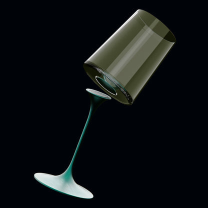 Tallo para copas de cristal imantado Verde