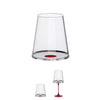 Copa cristal vino tinto con imán Rojo Set x 2