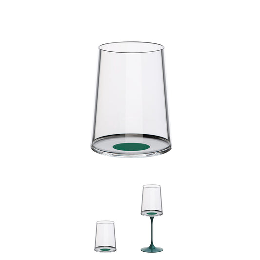 Set Trebonn Tallo Imantado Verde + 2 Copas de Cristal para Vino Blanco con Imán Verde – Diseño Modular y Sofisticado