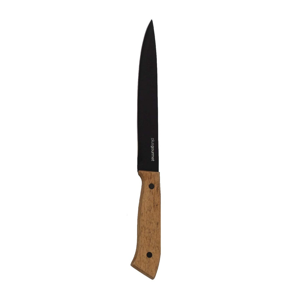 Set Block Imantado de Madera + 4 Cuchillos Profesionales con Mango de Acacia