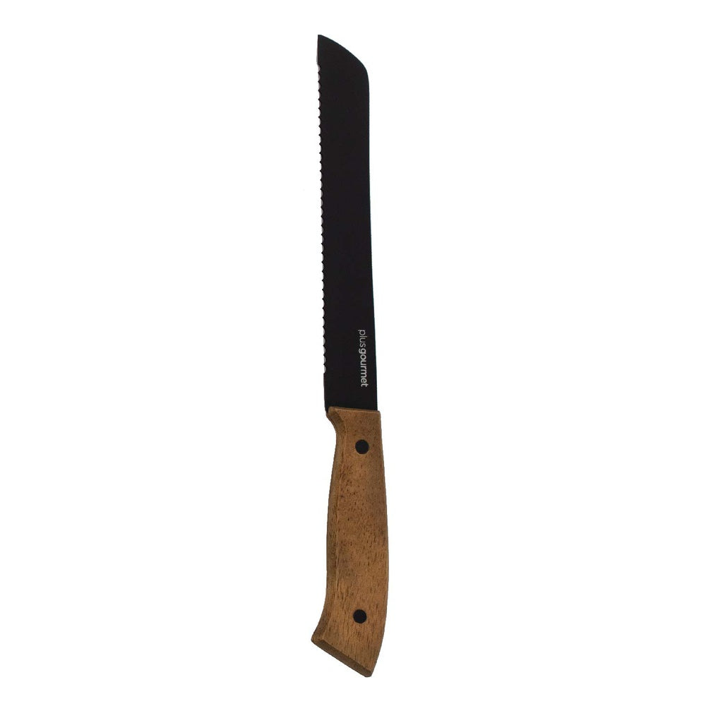 Set Block Imantado de Madera + 4 Cuchillos Profesionales con Mango de Acacia