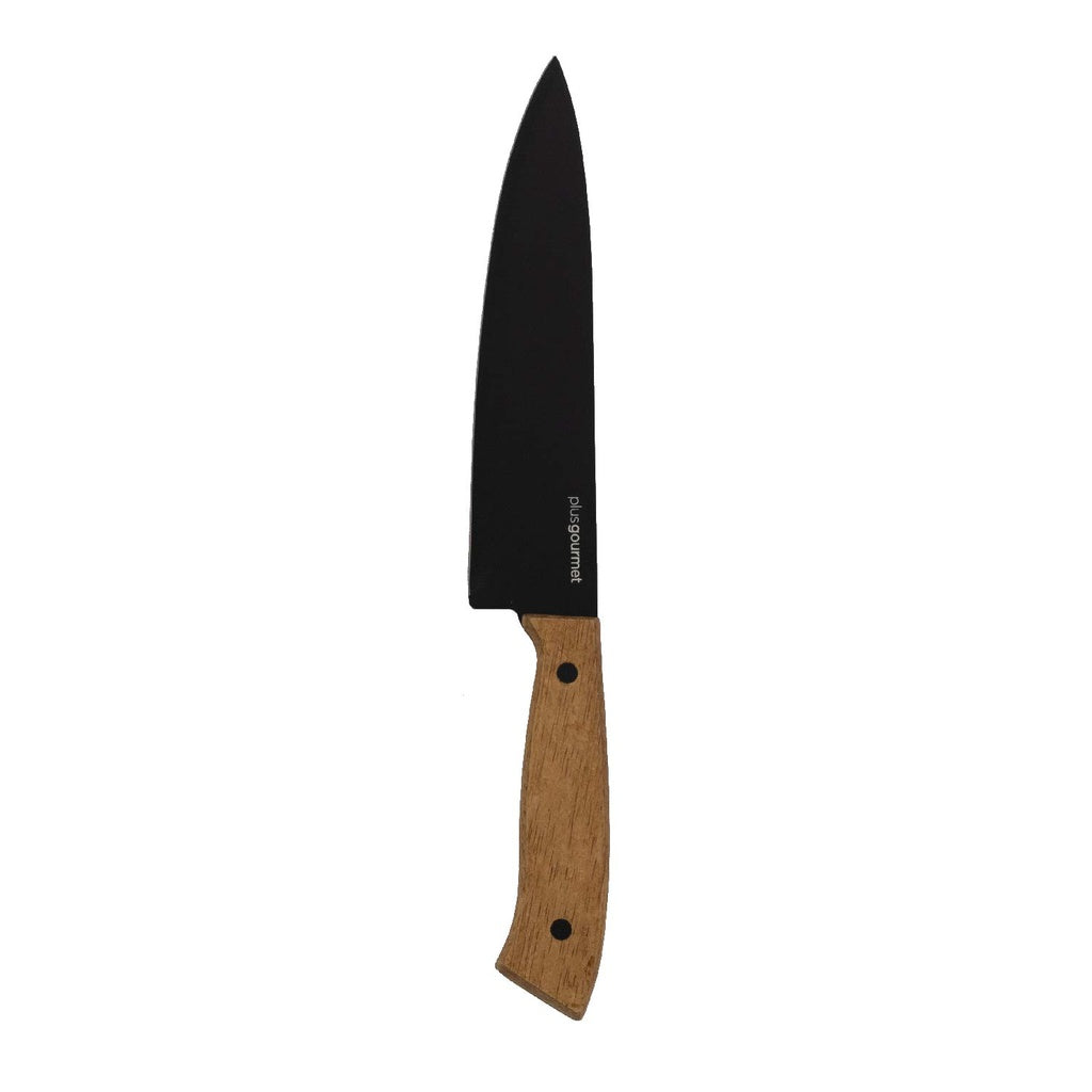 Set Block Imantado de Madera + 4 Cuchillos Profesionales con Mango de Acacia