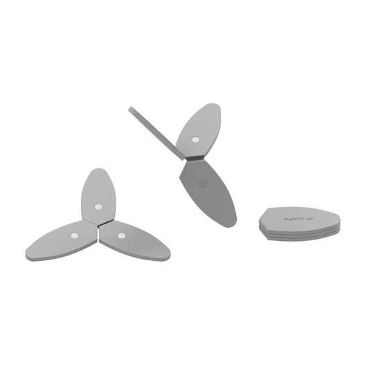Posafuentes magnetico plegable gris