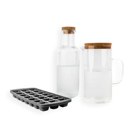 Set Botella + Jarra + Hielera