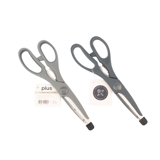 Set x3 Utensilios de Cocina de Silicona | Tijera Multiuso + Abrelatas + Prensa Ajos