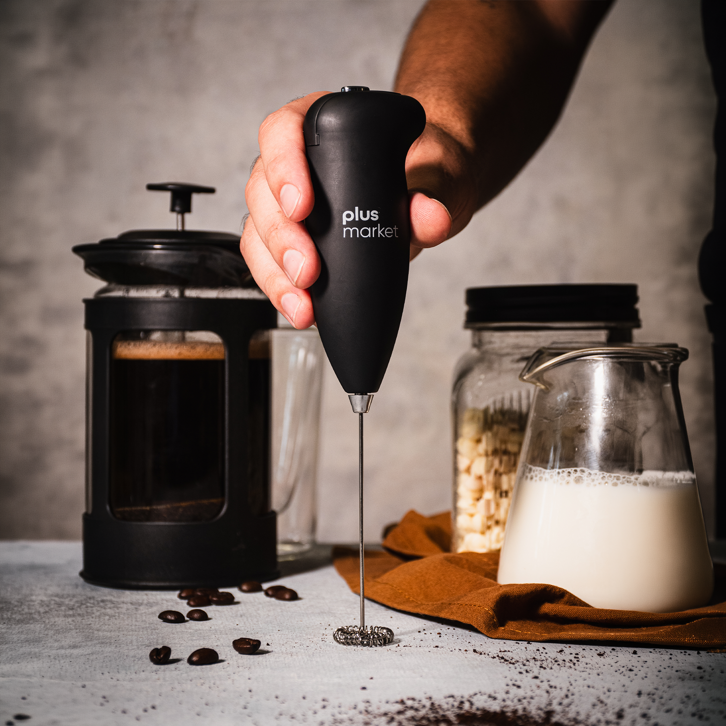Capuchino maker mango silicona