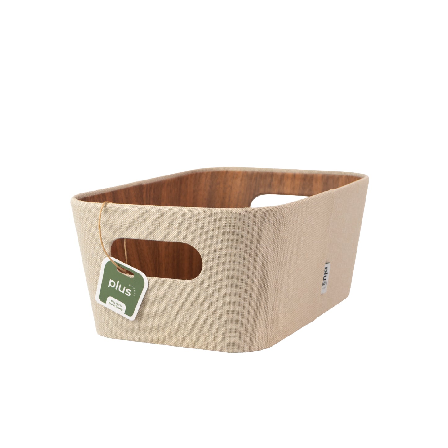 Organizador multiuso crema 26x18x11 cm