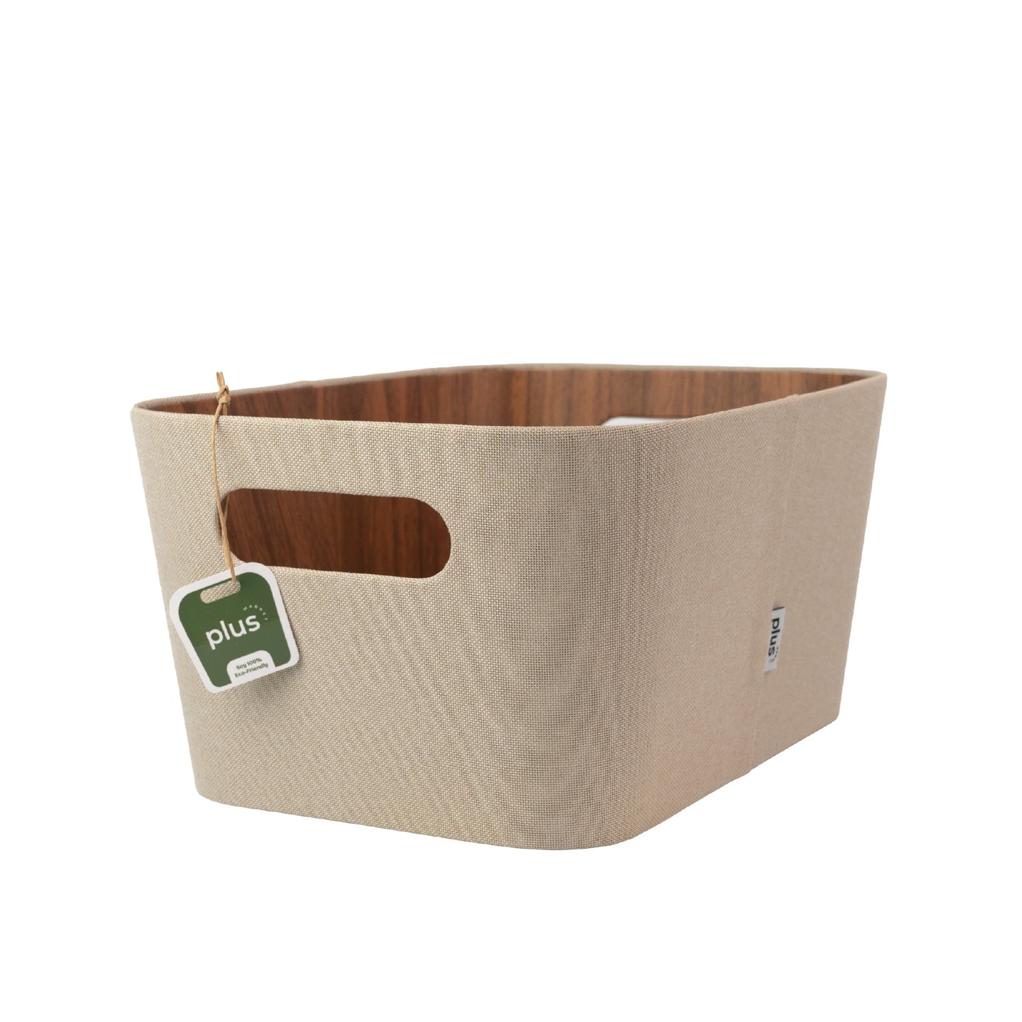 Organizador multiuso crema 23x31x15 cm