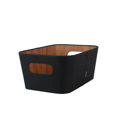 Organizador multiuso negro 26x18x11 cm