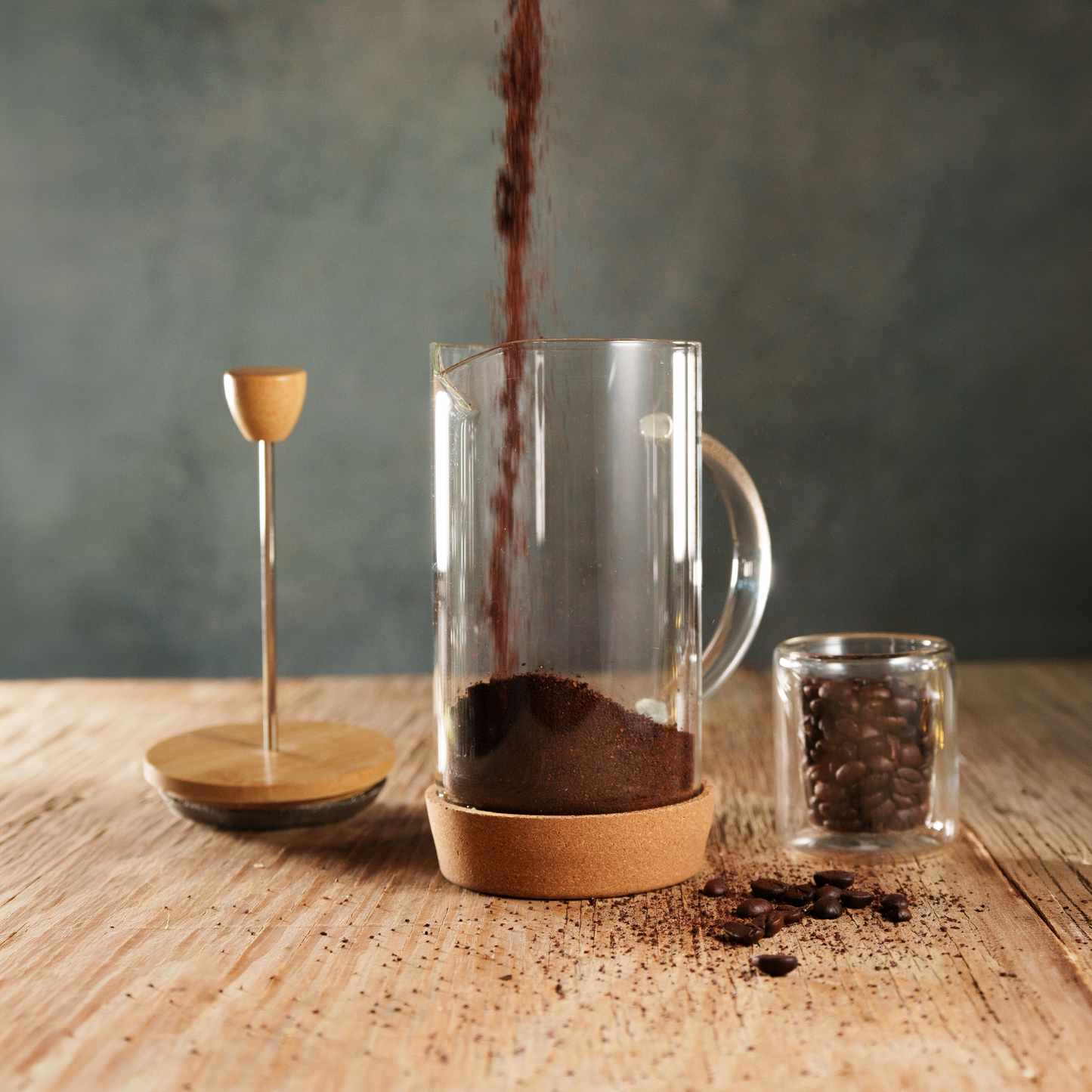 Cafetera corcho 600