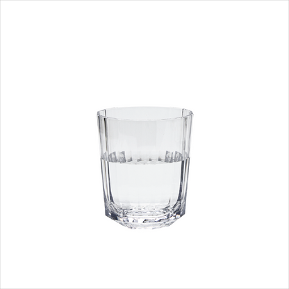 Vaso acrilico facetado 400 cc