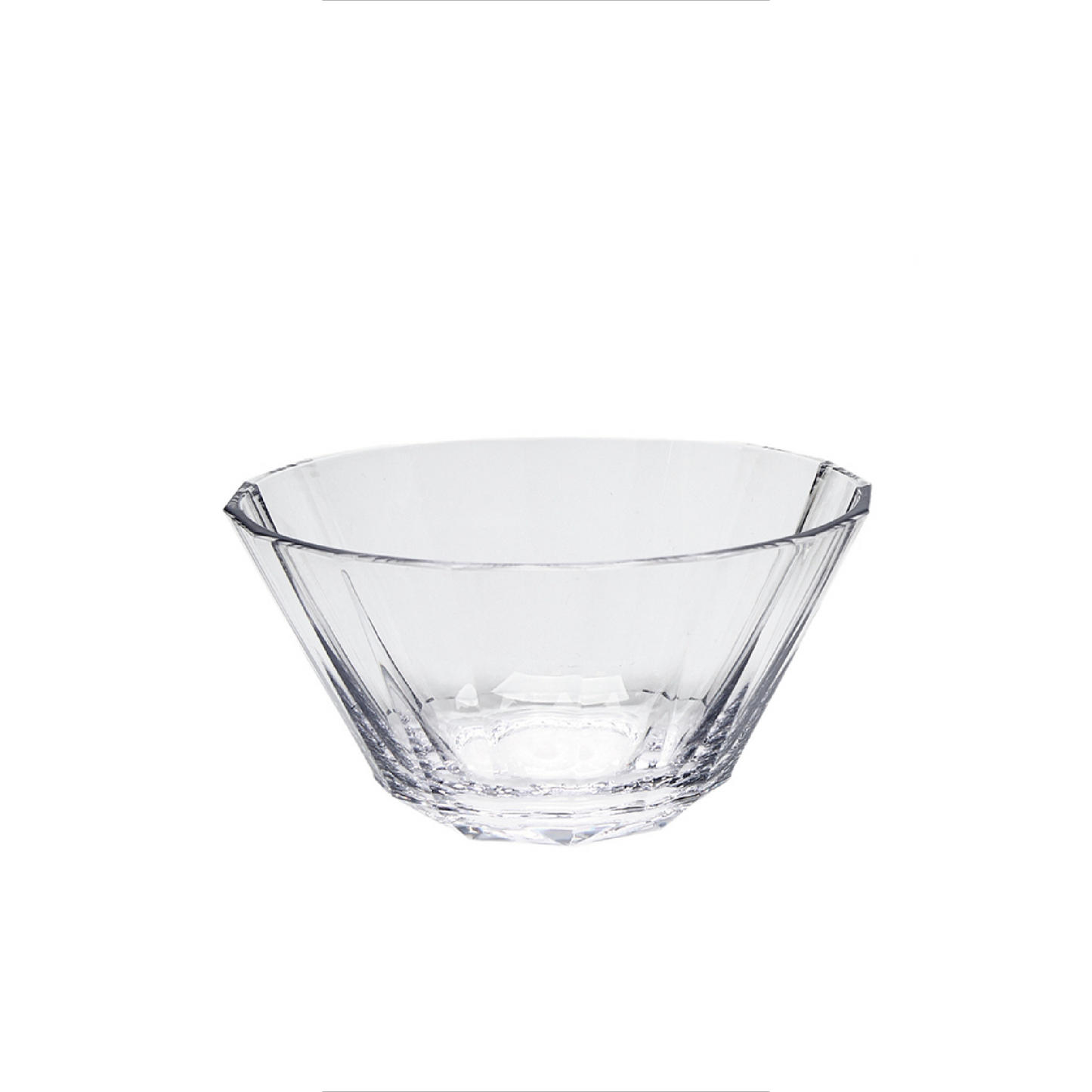 Bowl acrilico facetado 15 cm