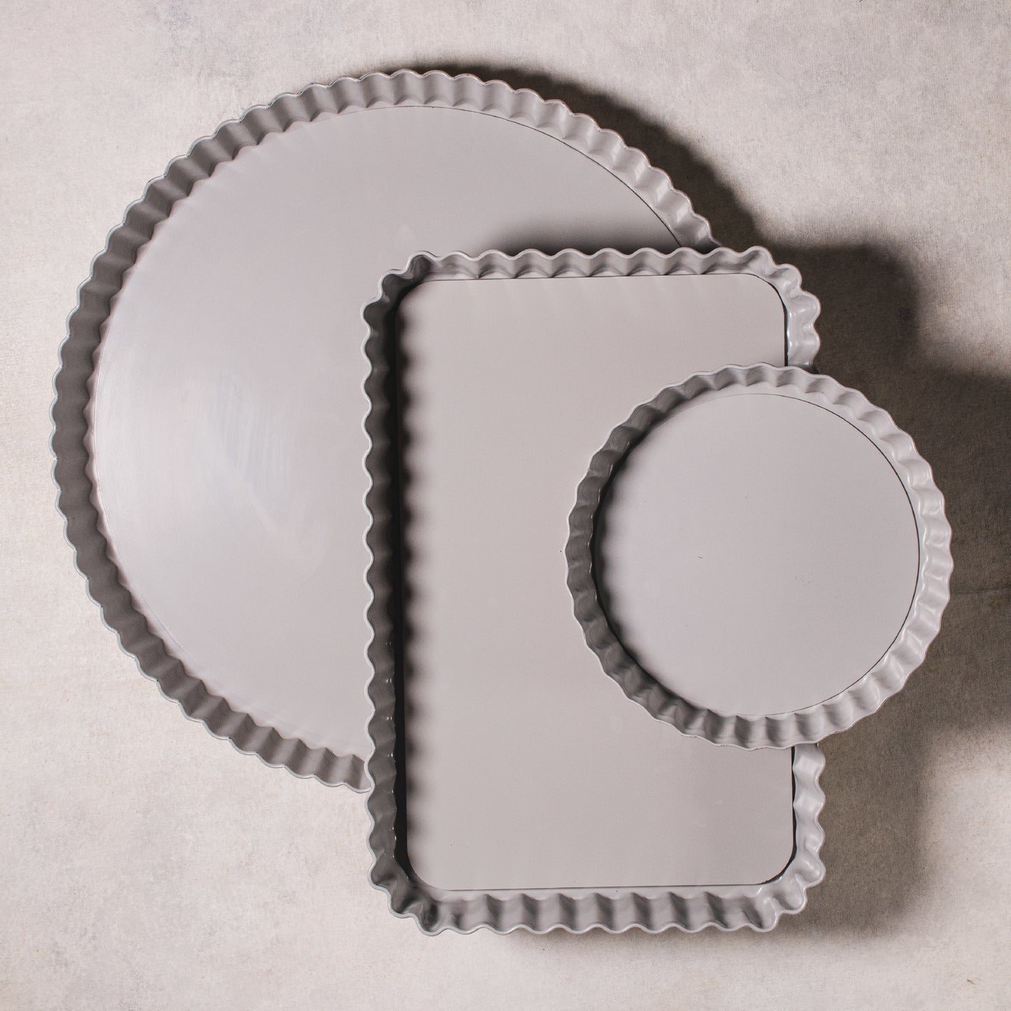 Tartera desmont. Antiadh. 14cm gris